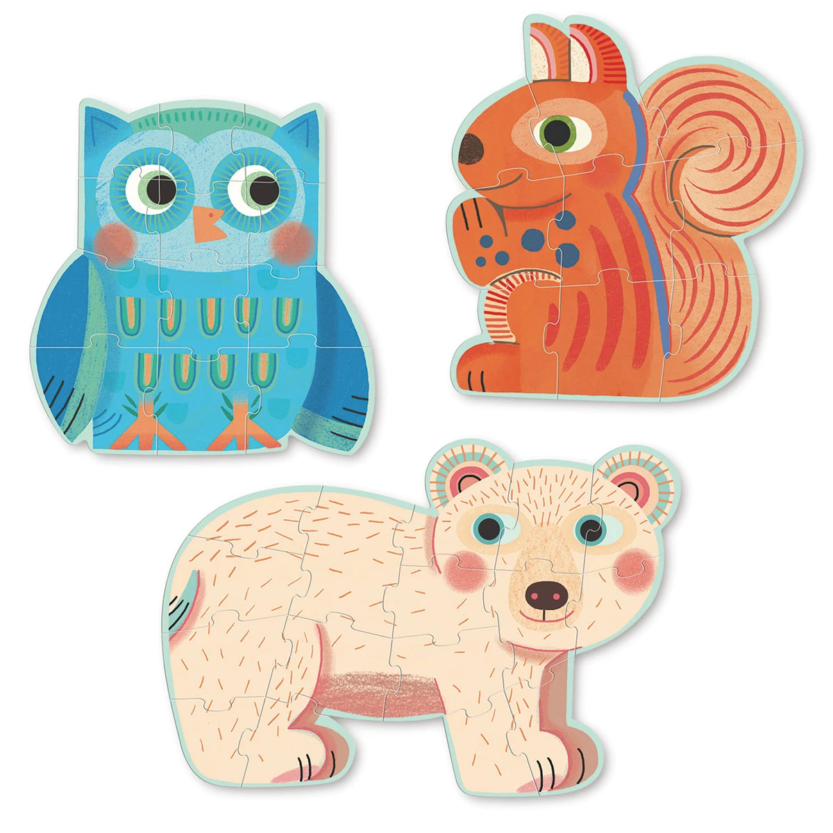 Djeco Primo Progressive Puzzles 4 Djeco Primo Progressive Puzzles - Image 4