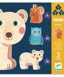 Djeco Primo Progressive Puzzles 8 Djeco Primo Progressive Puzzles -Canson Sale 76268 1002 M 4ww
