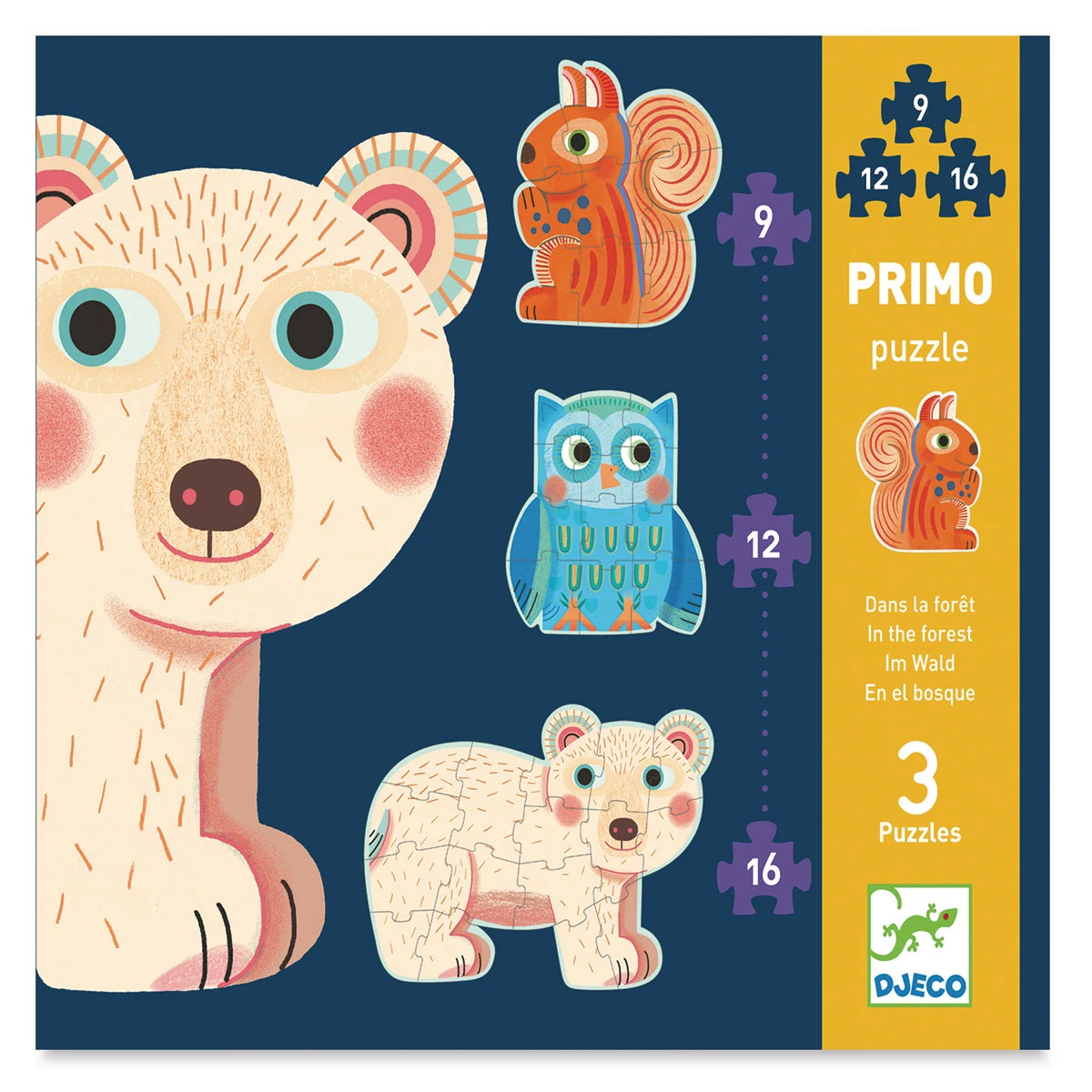 Djeco Primo Progressive Puzzles 3 Djeco Primo Progressive Puzzles - Image 3