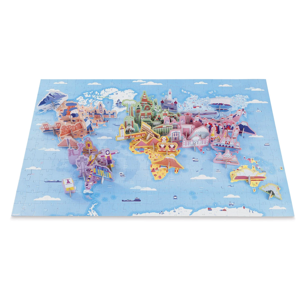 Janod Educational 350 Piece Puzzles 4 Janod Educational 350 Piece Puzzles - Image 4