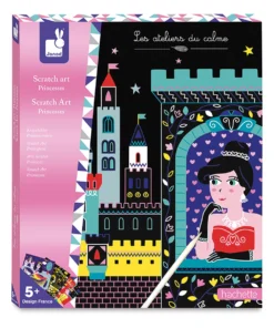 Janod Princesses Scratch Art Kit
