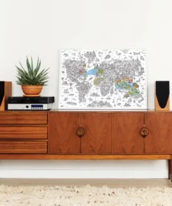 OMY Atlas Giant Coloring Poster 7 OMY Atlas Giant Coloring Poster -Canson Sale 76276 1001 1 4ww