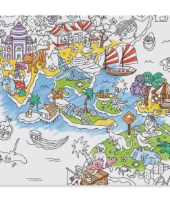 OMY Atlas Giant Coloring Poster 6 OMY Atlas Giant Coloring Poster -Canson Sale 76276 1001 2 4ww