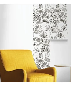 OMY StickIt Adhesive Memo Art Coloring Roll -Canson Sale 76277 1003 3 4ww