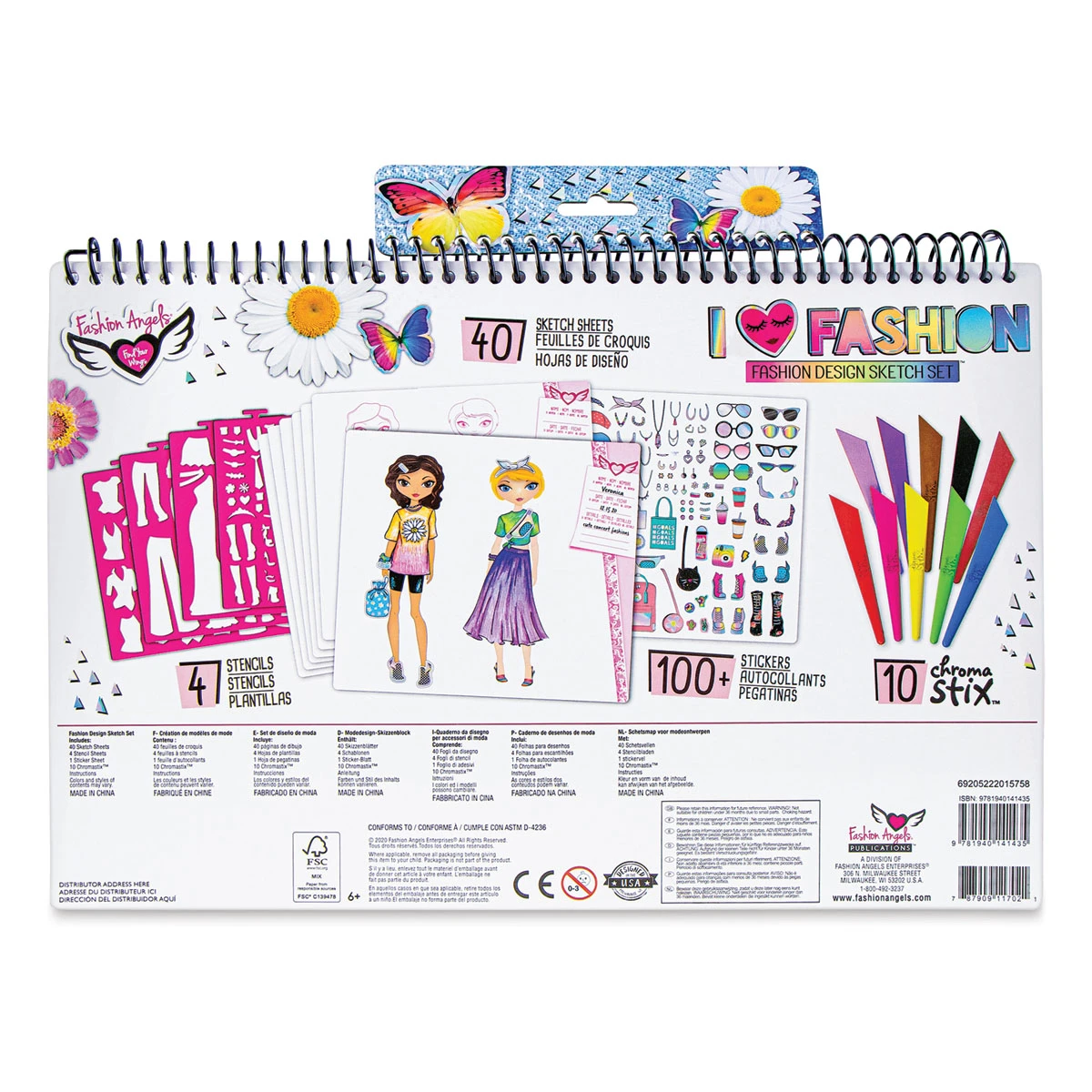 Fashion Angels Fashion Design Sketch Set 4 Fashion Angels Fashion Design Sketch Set - Image 4