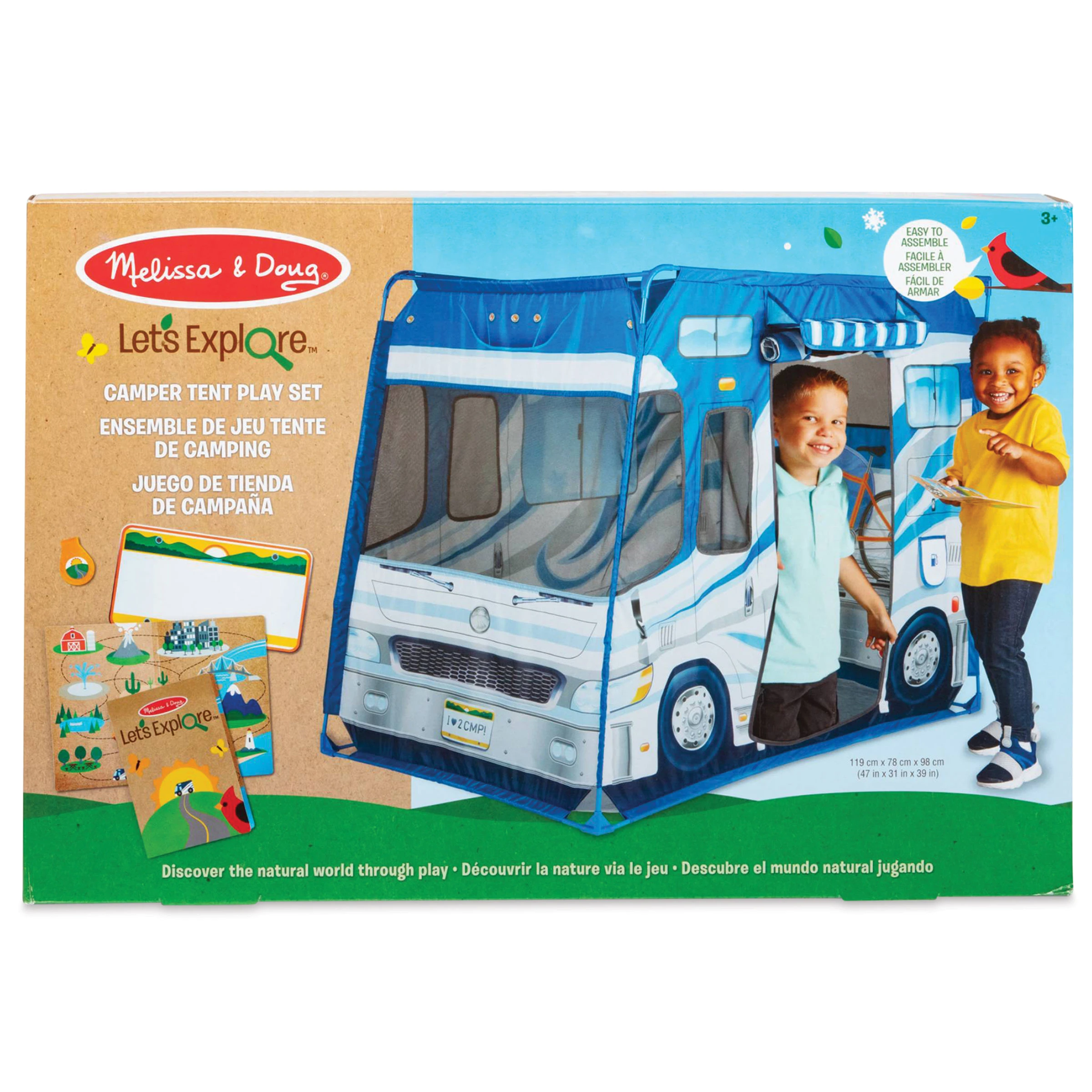 Melissa & Doug Lets Explore Camper Tent Play Set 1 Melissa & Doug Lets Explore Camper Tent Play Set