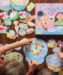 Eeboo Cupcake Spinner Game -Canson Sale 76333 1043 4 4ww