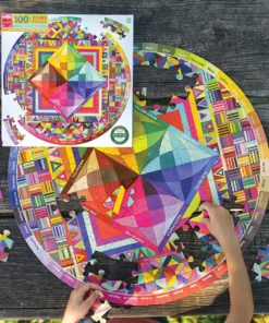 Eeboo Beauty Of Color 100 Piece Puzzle 7 Eeboo Beauty Of Color 100 Piece Puzzle -Canson Sale 76333 1046 3 4ww