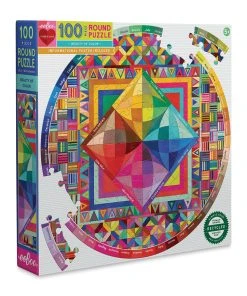 Eeboo Beauty Of Color 100 Piece Puzzle