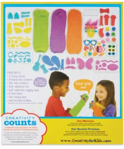 Creativity For Kids Make Your Own Sock Puppets -Canson Sale 76348 1002 9 4ww