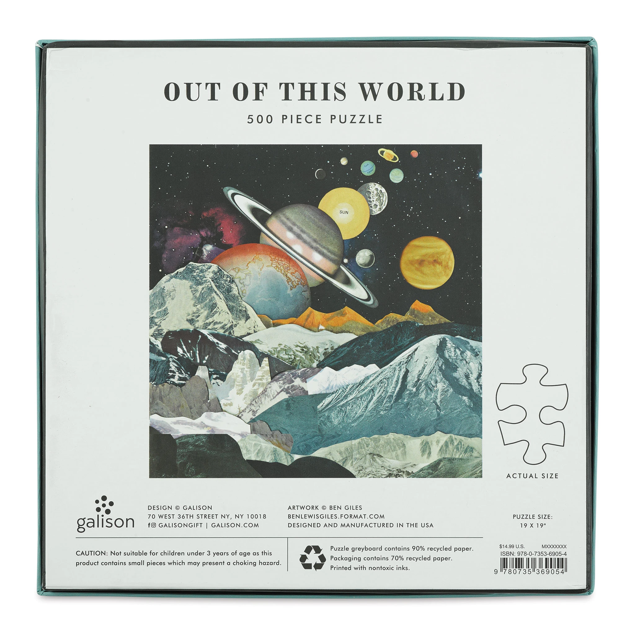 Galison Out Of This World 500 Piece Puzzle 4 Galison Out Of This World 500 Piece Puzzle - Image 4