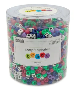 Essentials By Leisure Arts Pony And Alphabet Mixed Beads
