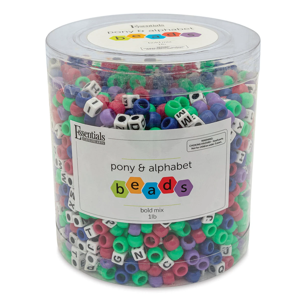 Essentials By Leisure Arts Pony And Alphabet Mixed Beads 1 Essentials By Leisure Arts Pony And Alphabet Mixed Beads