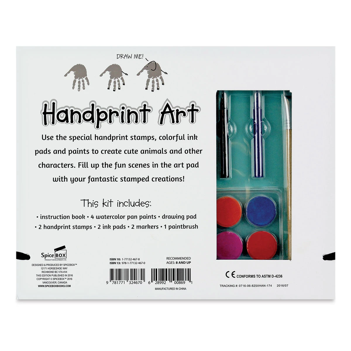 Spicebox Handprint Art Kit 3 Spicebox Handprint Art Kit - Image 3