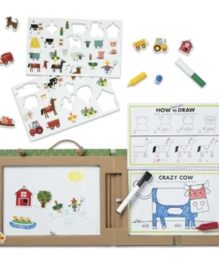 Melissa & Doug Play Draw Create Reusable Drawing & Magnet Kits -Canson Sale 81630 1005 3 4ww