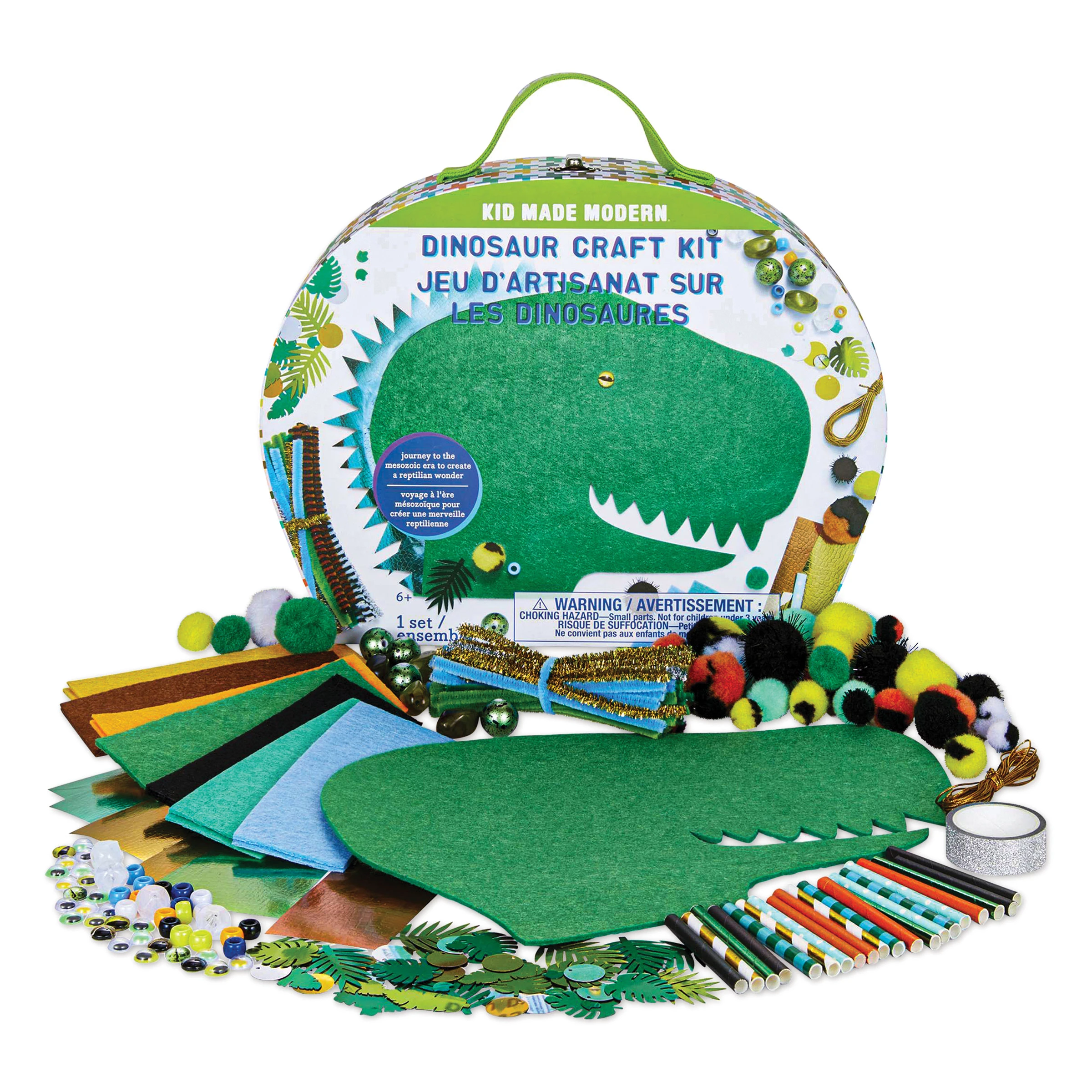 Kid Made Modern Dinosaur Craft Kit 1 Kid Made Modern Dinosaur Craft Kit