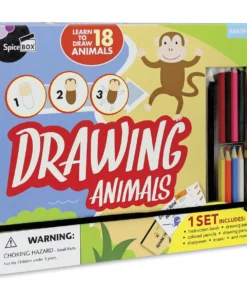 Spicebox Imagine It Drawing Animals Kit