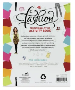 Spicebox Imagine It Fashion Activity Book 5 Spicebox Imagine It Fashion Activity Book -Canson Sale 81666 1001 2 4ww