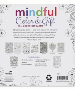 Spicebox Sketch Plus Mindful Color & Gift Greeting Cards Kit -Canson Sale 81670 1001 2 4ww