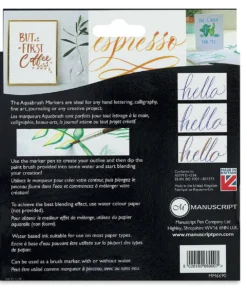Manuscript Aqua Brush Markers 5 Manuscript Aqua Brush Markers -Canson Sale 82321 1129 1 4ww