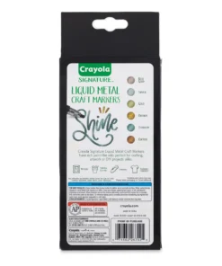 Crayola Signature Liquid Metal Craft Marker Set 6 Crayola Signature Liquid Metal Craft Marker Set -Canson Sale 82336 1006 1 4ww