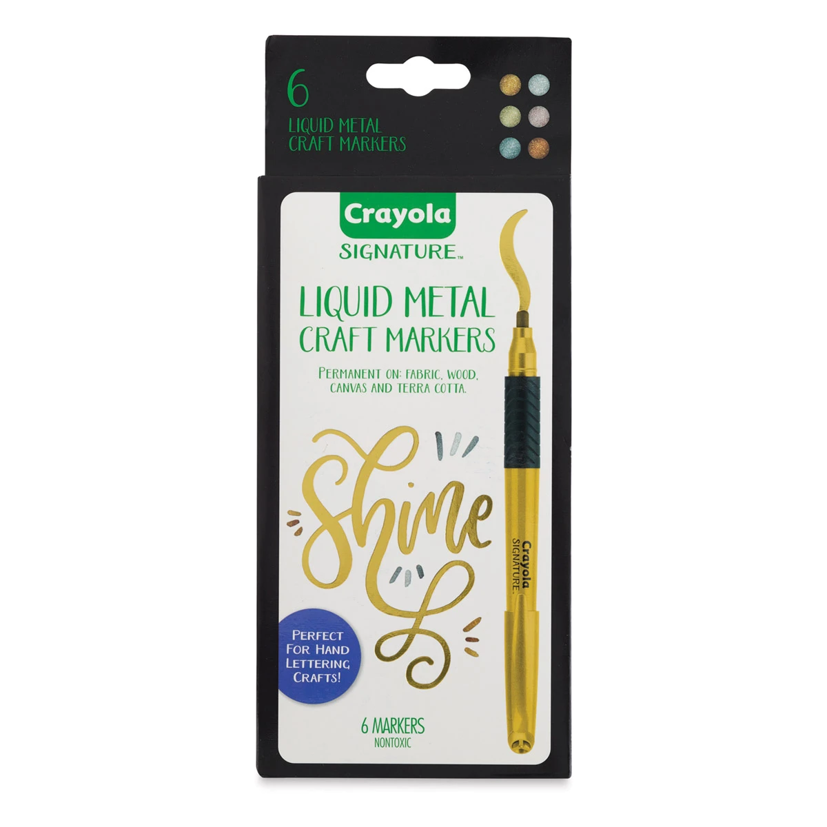 Crayola Signature Liquid Metal Craft Marker Set 2 Crayola Signature Liquid Metal Craft Marker Set - Image 2