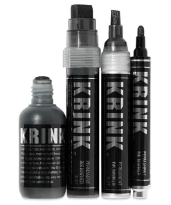 Krink Super Black Permanent Ink Markers Set