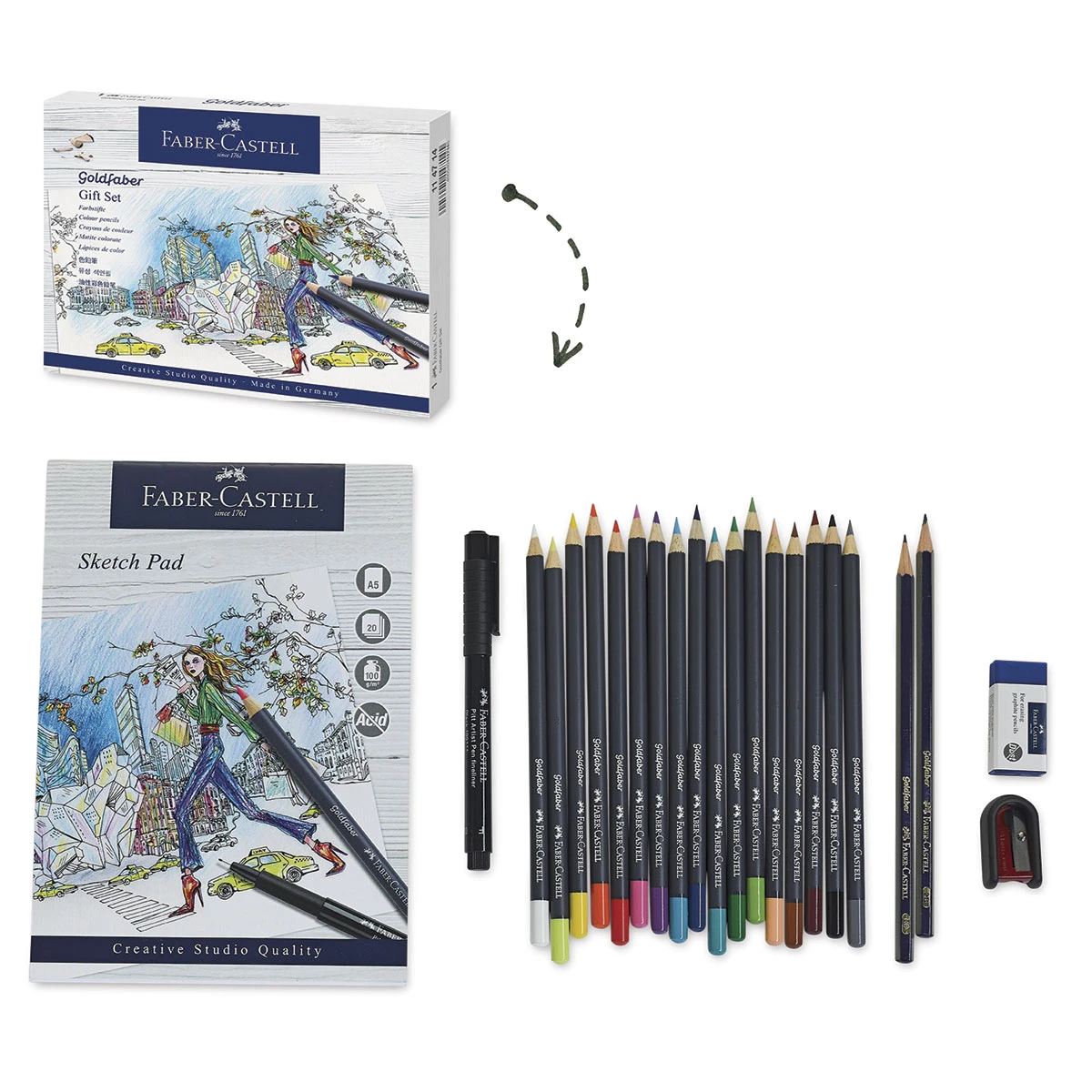 Faber-Castell FaberCastell Goldfaber Color Pencil Gift Set 2 Faber-Castell FaberCastell Goldfaber Color Pencil Gift Set - Image 2