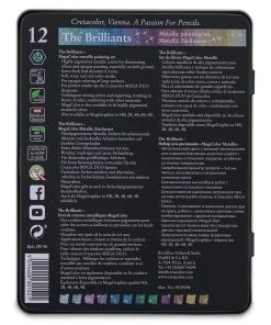 Cretacolor The Brilliants Metallic Drawing Set -Canson Sale 82516 1012 1 4ww