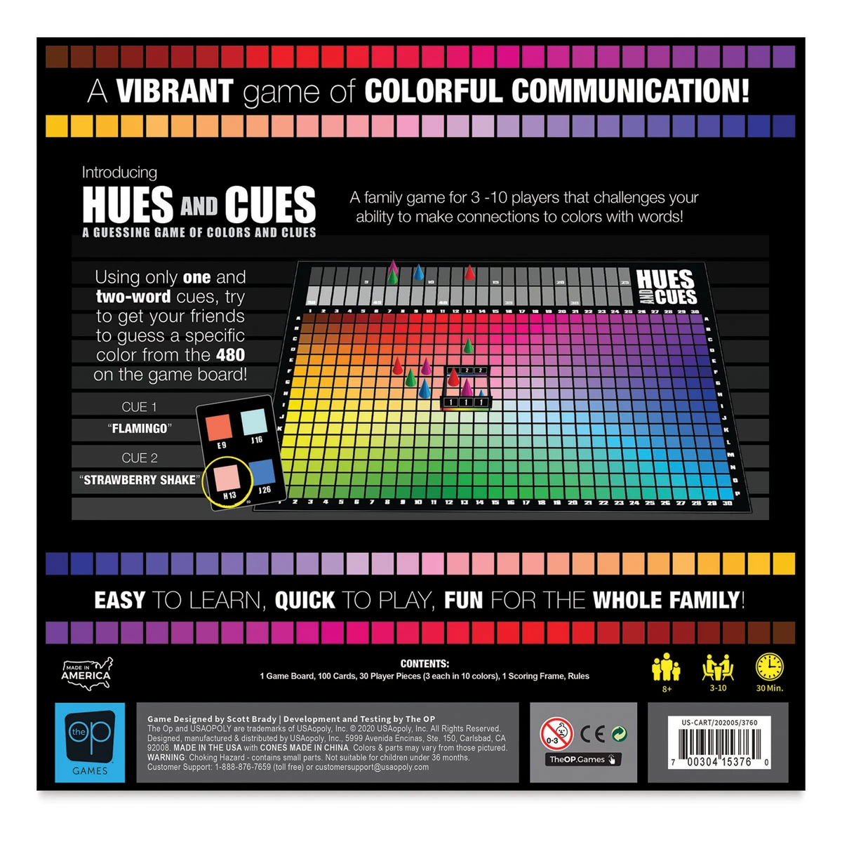 USAopoly Hues & Cues: A Guessing Game Of Colors And Clues 5 USAopoly Hues & Cues: A Guessing Game Of Colors And Clues - Image 5