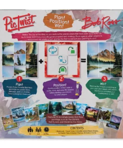 USAopoly PicTwist Bob Ross Puzzle Game 7 USAopoly PicTwist Bob Ross Puzzle Game -Canson Sale 83279 1004 2 4ww