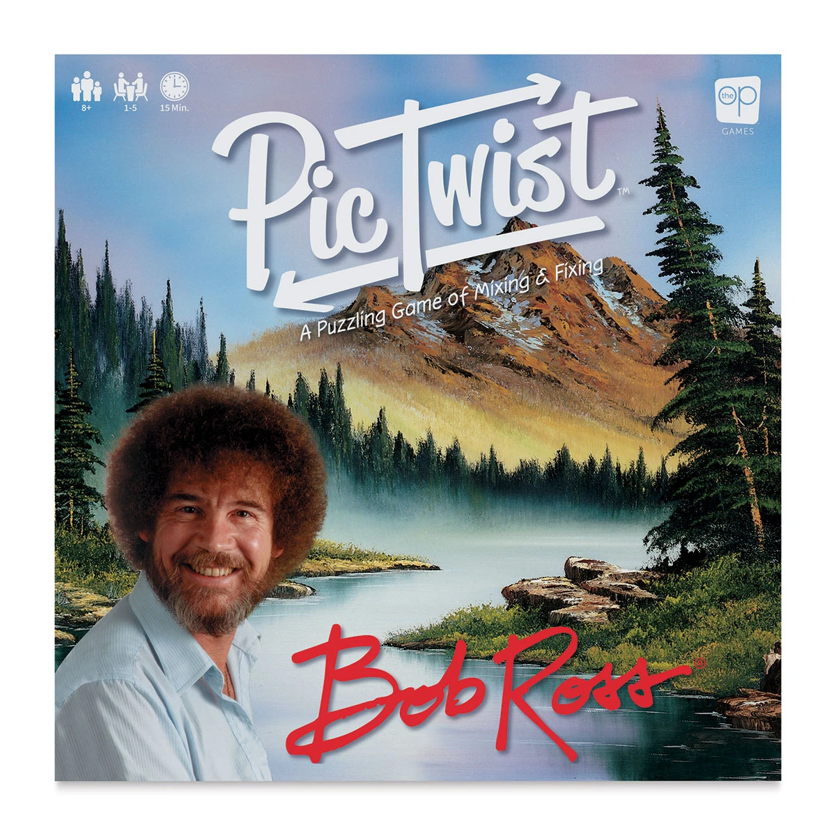 USAopoly PicTwist Bob Ross Puzzle Game 1 USAopoly PicTwist Bob Ross Puzzle Game