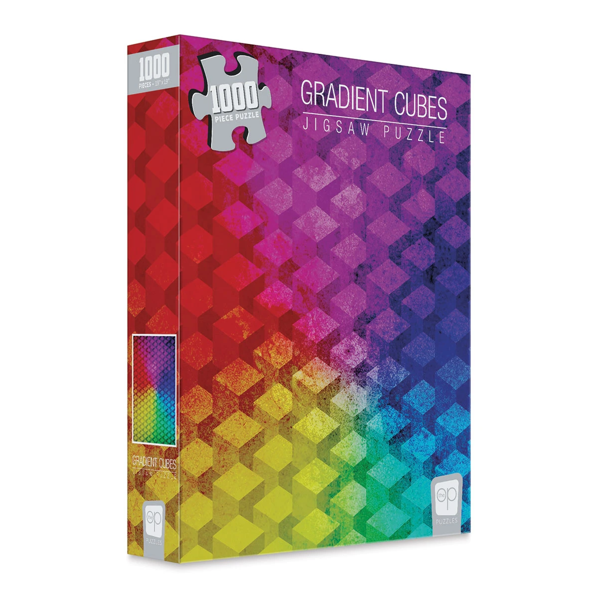 USAopoly Gradient Cubes 1000 Piece Puzzle 3 USAopoly Gradient Cubes 1000 Piece Puzzle - Image 3