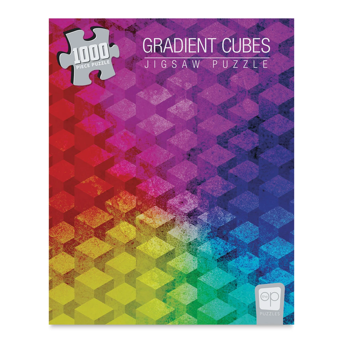 USAopoly Gradient Cubes 1000 Piece Puzzle 1 USAopoly Gradient Cubes 1000 Piece Puzzle