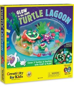 Creativity For Kids Glow In The Dark Turtle Lagoon Set