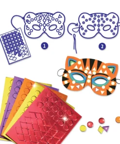 Djeco Do It Yourself Mosaic Masks Kit -Canson Sale 83756 1004 1 4ww