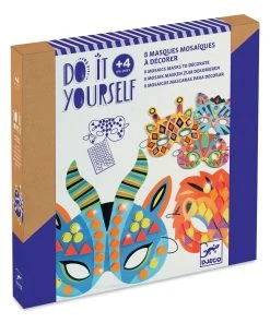 Djeco Do It Yourself Mosaic Masks Kit