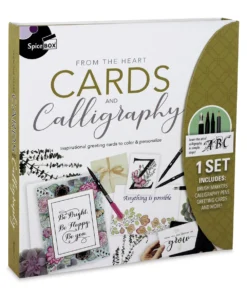 SpiceBox Sketch Plus Deluxe From The Heart Cards And Calligraphy Kit