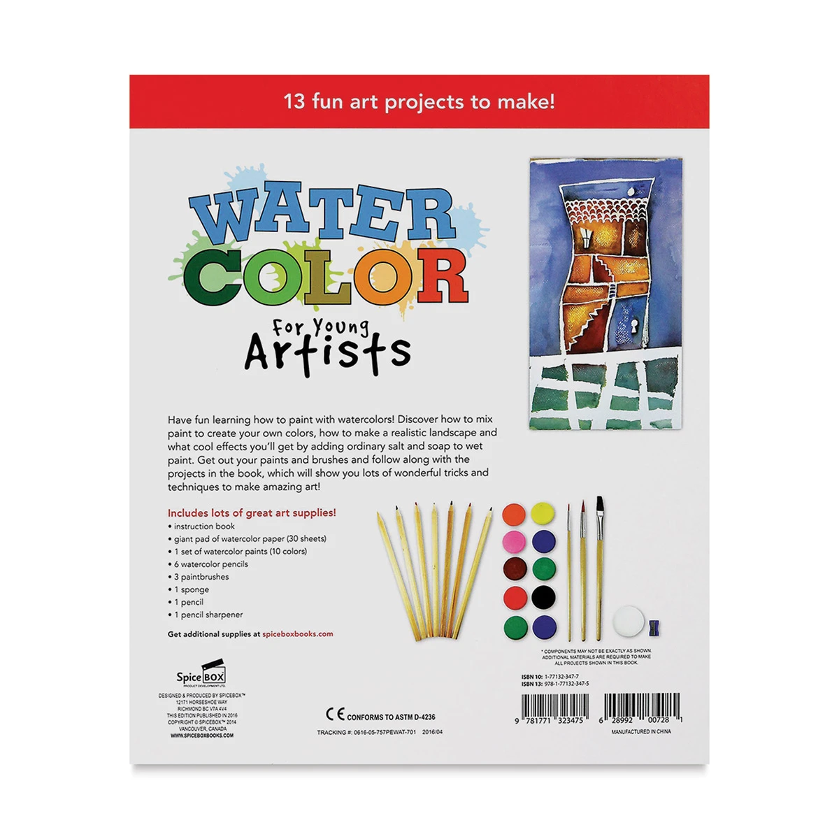 SpiceBox Petit Picasso Watercolor Kit 3 SpiceBox Petit Picasso Watercolor Kit - Image 3