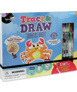 SpiceBox Imagine It! Trace And Draw Hand Art Kit