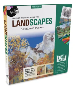 SpiceBox Art Studio Landscapes And Nature Oil Pastels Kit