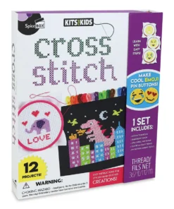 SpiceBox Kits For Kids Cross Stitch Kit