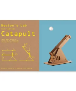 Kikkerland Newton’s Lab Make Your Own Catapult Kit
