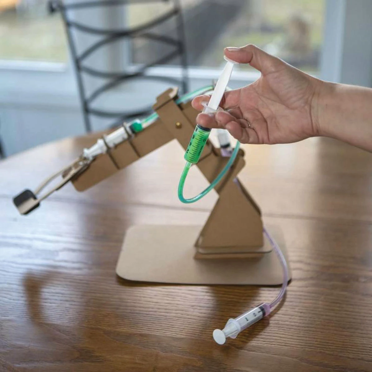 Kikkerland Newton’s Lab Make Your Own Hydraulic Claw Kit 3 Kikkerland Newton’s Lab Make Your Own Hydraulic Claw Kit - Image 3