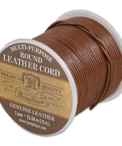 Hemptique Round Leather Cord 6 Hemptique Round Leather Cord -Canson Sale 84741 8001 M 4ww