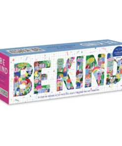 Galison Be Kind 1000 Piece Panoramic Puzzle