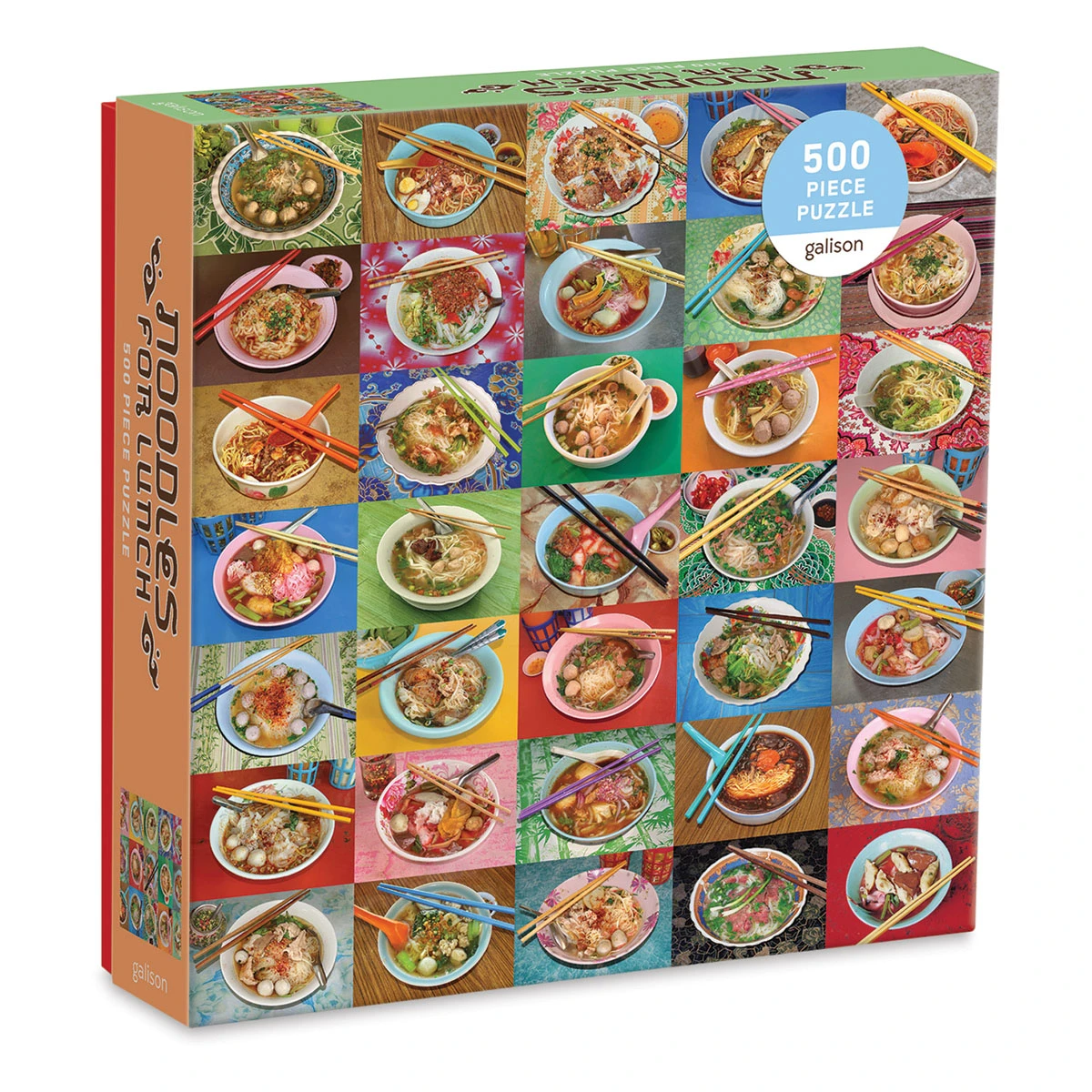 Galison Noodles For Lunch 500 Piece Puzzle 1 Galison Noodles For Lunch 500 Piece Puzzle