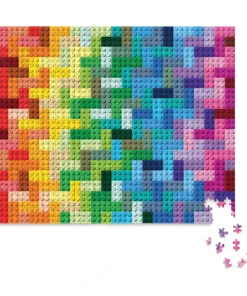 Chronicle Books LEGO Rainbow Bricks 1000 Piece Puzzle -Canson Sale 85009 1025 2 4ww