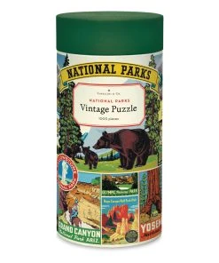 Cavallini Vintage National Parks 1000 Piece Puzzle