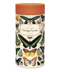 Cavallini Vintage Butterflies 1000 Piece Puzzle